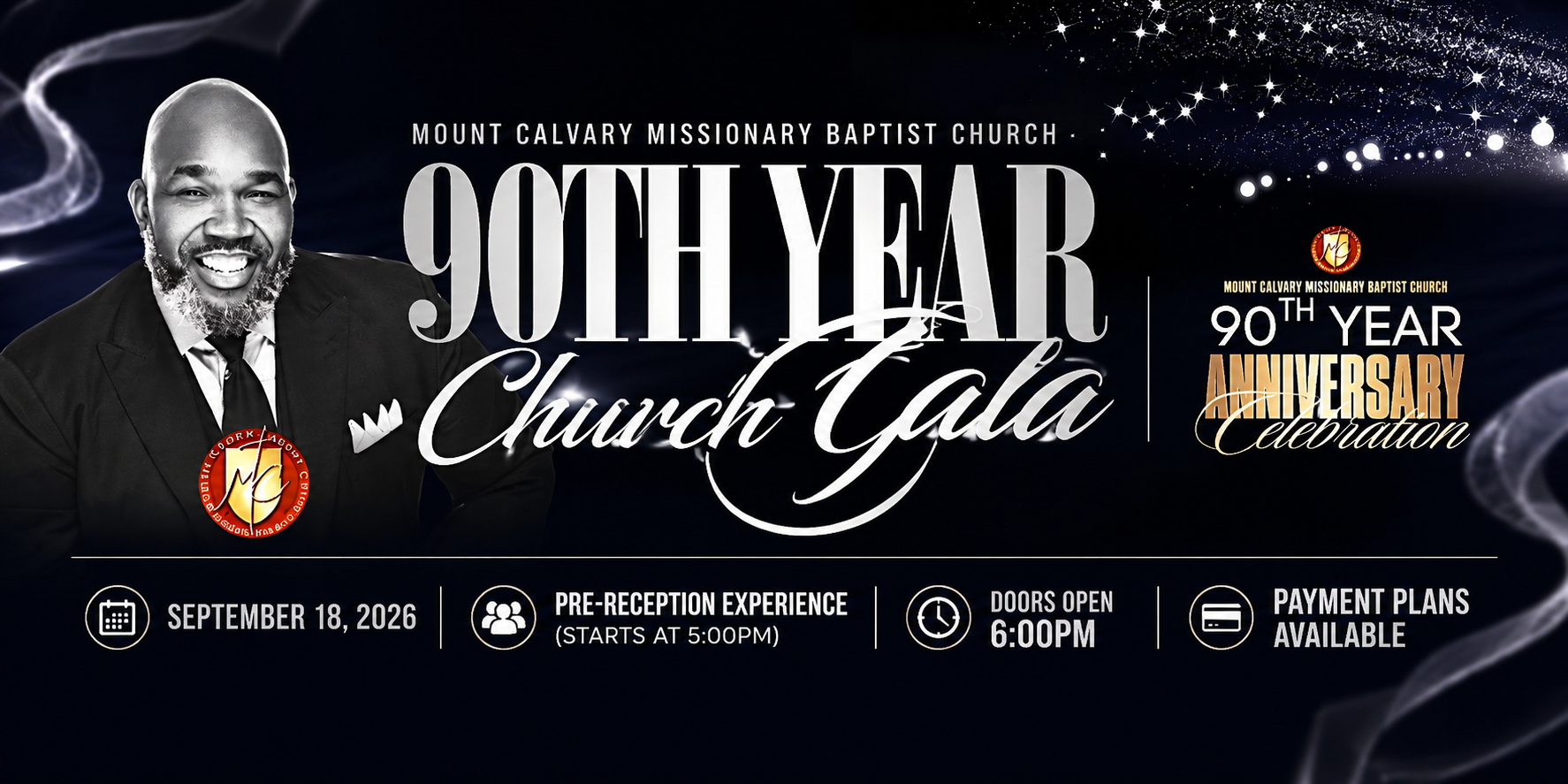 Mount Calvary Missionary Baptist Church 90th Year Church Anniversary Gala